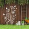 Large Flower Stencils for Fence Dandelion Stencil Floral Stencils for Outside Wood Fence Walls Furniture Fabrics